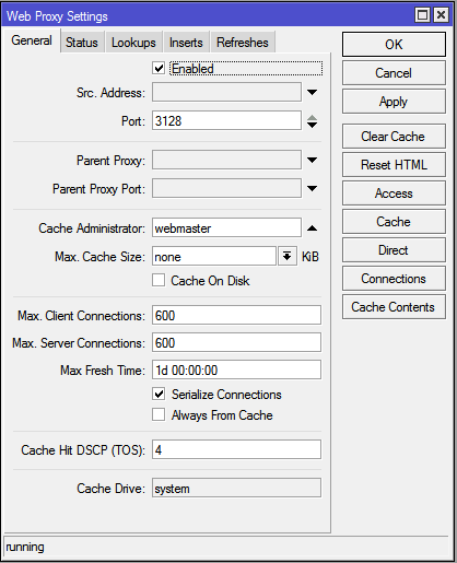 Proxies static